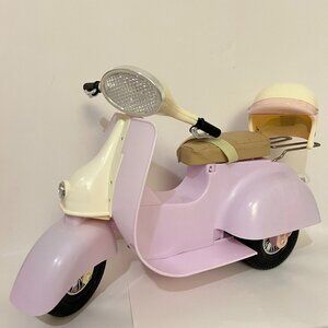 Our Generation Ride In Style Doll Scooter For 18" Dolls with Helmet